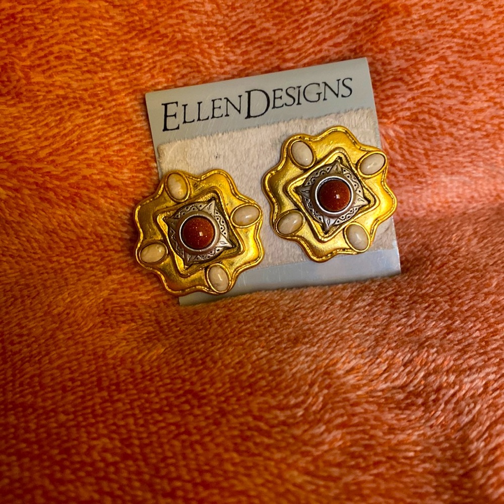Gold Clip Earring